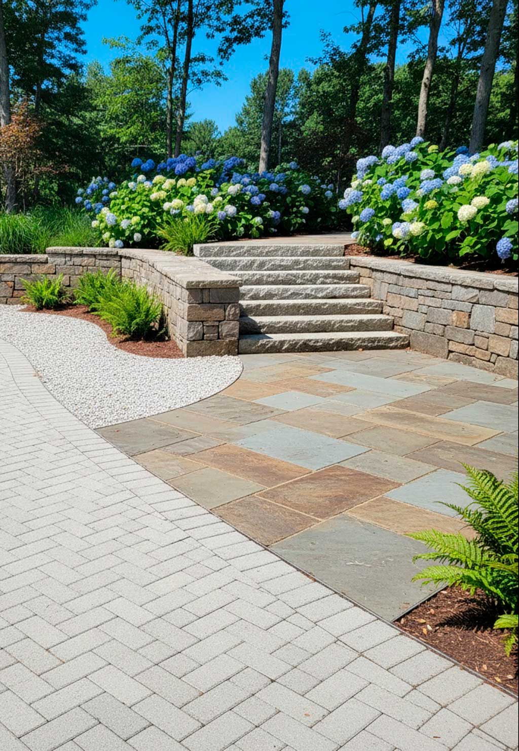 Brolæggerarbejde i Kastrup