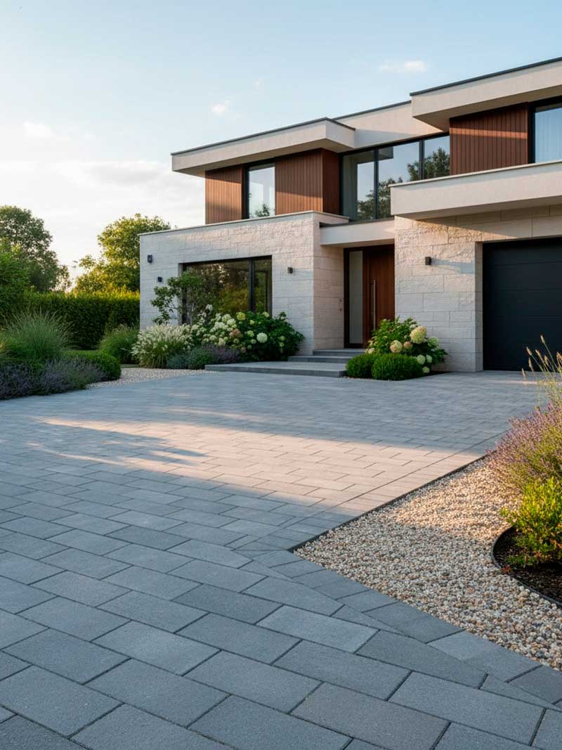 Brolæggerarbejde i Kastrup